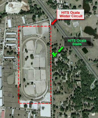Map of HITS Ocala Winter Circuit and HITS Ocala Stalls